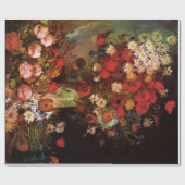 Still Life Flowers in a Vase by Vincent van Gogh Cadeaupapier (Vlak)
