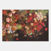 Still Life Flowers in a Vase by Vincent van Gogh Inpakpapier Vel (Voorkant 3)