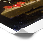 Still Life of Flowers in a Vase with a Lizard on a Poster (Hoek)