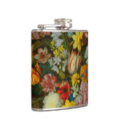 Still Life of Flowers in a Wan-Li Vase Heupfles (Rechts)