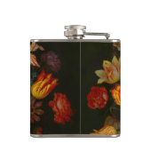 Still Life of Flowers in a Wan-Li Vase Heupfles (Achterkant)