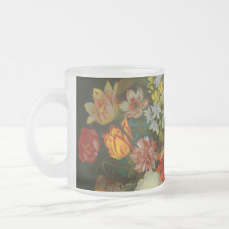 Still Life of Flowers in a Wan-Li Vase Matglas Koffiemok