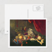 Still Life (oil on panel) Briefkaart (Voorkant / Achterkant)