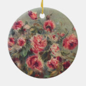 Still Life, Roses of Vargemont | Renoir Keramisch Ornament (Achterkant)