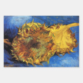 Still Life Two Cut Sunflowers by Vincent van Gogh Inpakpapier Vel (Voorkant 3)