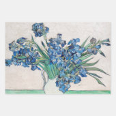 Still Life Vase with Irises by Vincent van Gogh Inpakpapier Vel (Voorkant 3)