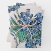 Still Life Vase with Irises by Vincent van Gogh Inpakpapier Vel (In situ)