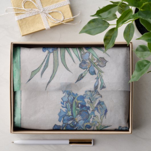 Still Life Vase with Irises by Vincent van Gogh Tissuepapier (Geschenk)