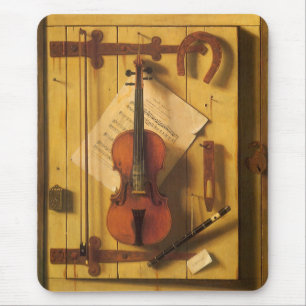 Still Life Violin and Music by William Harnett Muismat