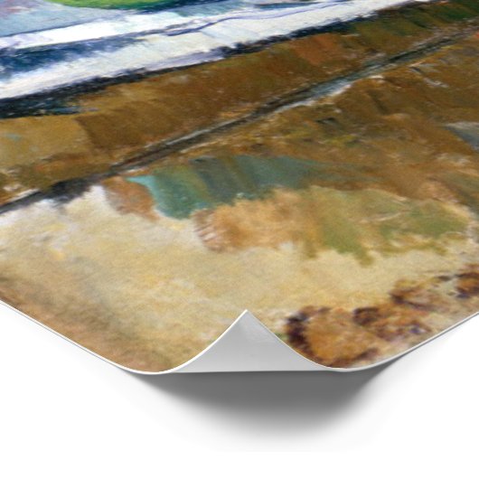 Still Life with Fruit Dish Poster (Hoek)