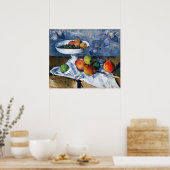 Still Life with Fruit Dish Poster (Keuken)