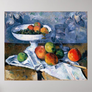 Still Life with Fruit Dish Poster