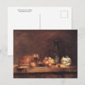 Still Life with Jar of Olives by Jean Chardin Post Briefkaart (Voorkant / Achterkant)