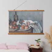 Still Life with Onions, OIl Painting, Paul Cezanne Hangend Wandkleed (Slaapkamer)