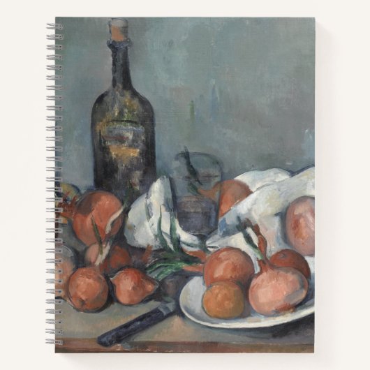 Still Life with Onions, OIl Painting, Paul Cezanne Notitieboek (Voorkant)