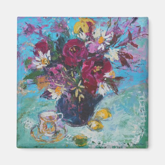 Still Life with Tea Cup 2013 Magneet (Voorkant)