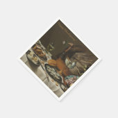 "still life with Turkey Pie" aangepaste papierserv Servetten (Hoek)