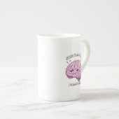 Still Loading – Please Wait Brain Cartoon Mug Porselein Kop (Voorkant rechts)