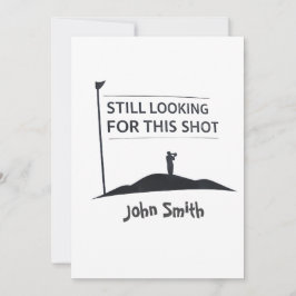 Still Looking For This Shot Custom Name Art Feestdagenkaart