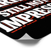 Still Married Not Impressed Retro Funny Anti Valen Poster (Hoek)