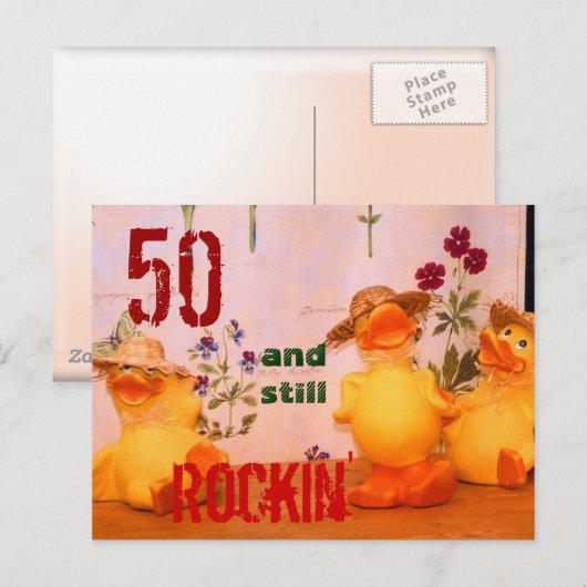 Still Rockin' Briefkaart (Voorkant / Achterkant)