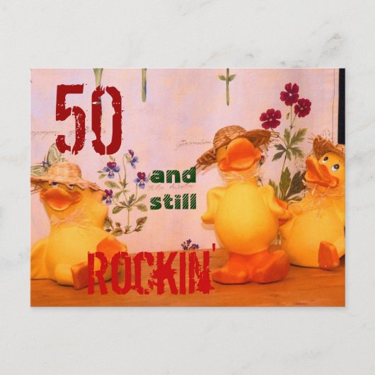 Still Rockin' Briefkaart (Voorkant)