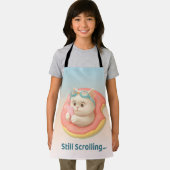 Still Scrolling: Funny Bao Bao Cat Donut Sticker Schort (Insitu)