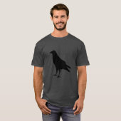 Still Shadow Raven in Profile T-shirt (Voorkant volledig)