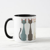 Still Tired Cats - Cat Mom Kitty Lover - Graphic Mok (Links)