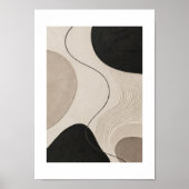Still Trace | Minimal Abstract Plaster Art Print (Voorkant)