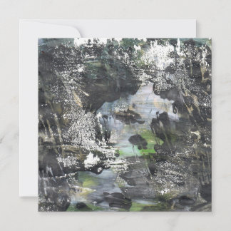 Still Water Between Trees gelprint