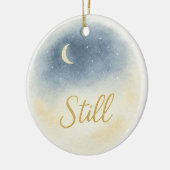 “Still” Watercolor Christmas Ornament (Links)