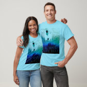 "still Waters run Deep" Blue Aqua Inspirerend T- T-shirt (Unisex)