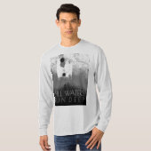 "still Waters run Deep" grijs zwart Inspirerend T T-shirt (Voorkant volledig)