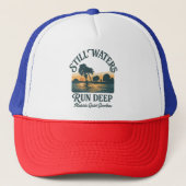 Still Waters Run Deep – Nature Landscape Trucker Pet (Voorkant)