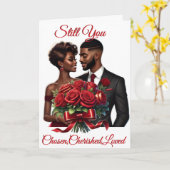 Still You Chosen, Cherished, Folded Greeting Card Kaart (Gele Bloem)