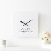 Stille Ambitie Minimalistische Wandklok (Huis)