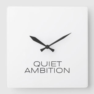 Stille Ambitie Minimalistische Wandklok