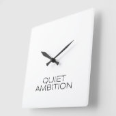 Stille Ambitie Minimalistische Wandklok (Hoek)