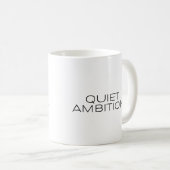 Stille Ambities Minimalistische Koffiemok (Voorkant rechts)