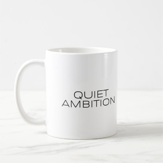 Stille Ambities Minimalistische Koffiemok (Links)