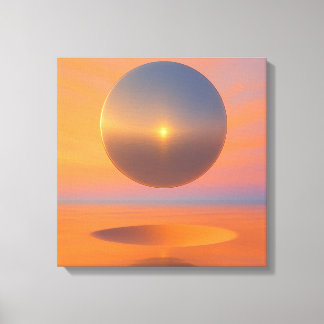 Stille Baansnelheid Canvas Afdruk
