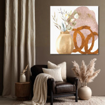 Stille Balans Abstract Botanisch Stilleven