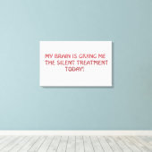 Stille behandeling canvas afdruk (Insitu (Houten vloer))