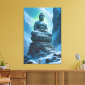 Stille Bewaker van de Toppen Canvas Afdruk (Insitu (Woonkamer))