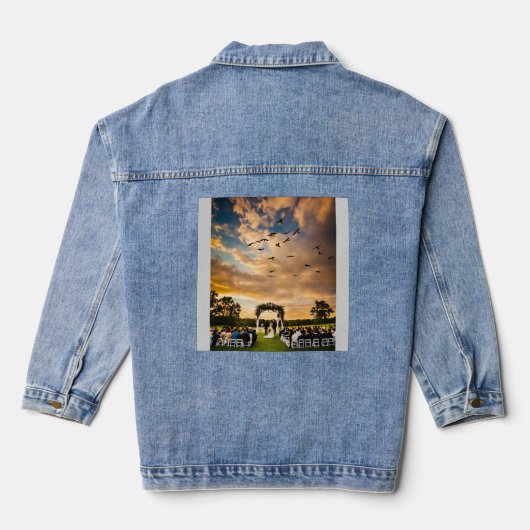 Stille Bewakers: Haviken van de Wind Denim Jacket (Achterkant)