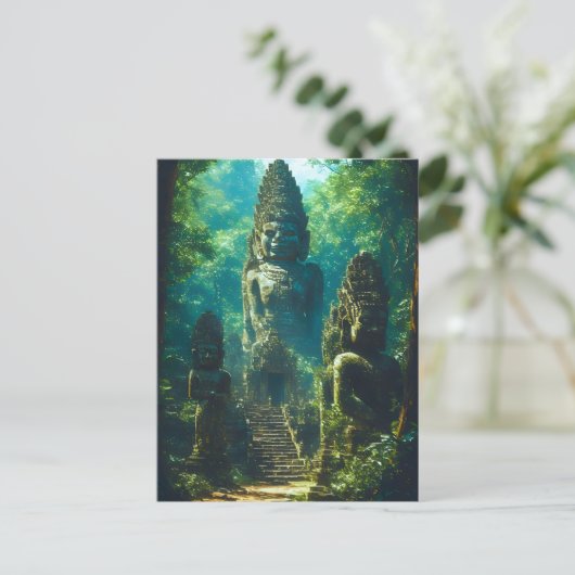Stille Bewakers van Siam Briefkaart (Staand voorkant)