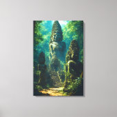 Stille Bewakers van Siam Canvas Afdruk (Voorkant)