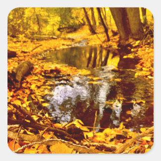 Stille Bezinning Vierkante Sticker