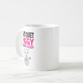 Stille Biggetje Ik Slaap Funny Koffiemok (Voorkant links)
